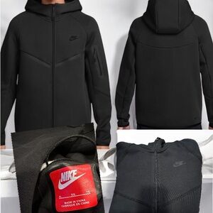 Nike Black Performance Jacket with Tech Fleece